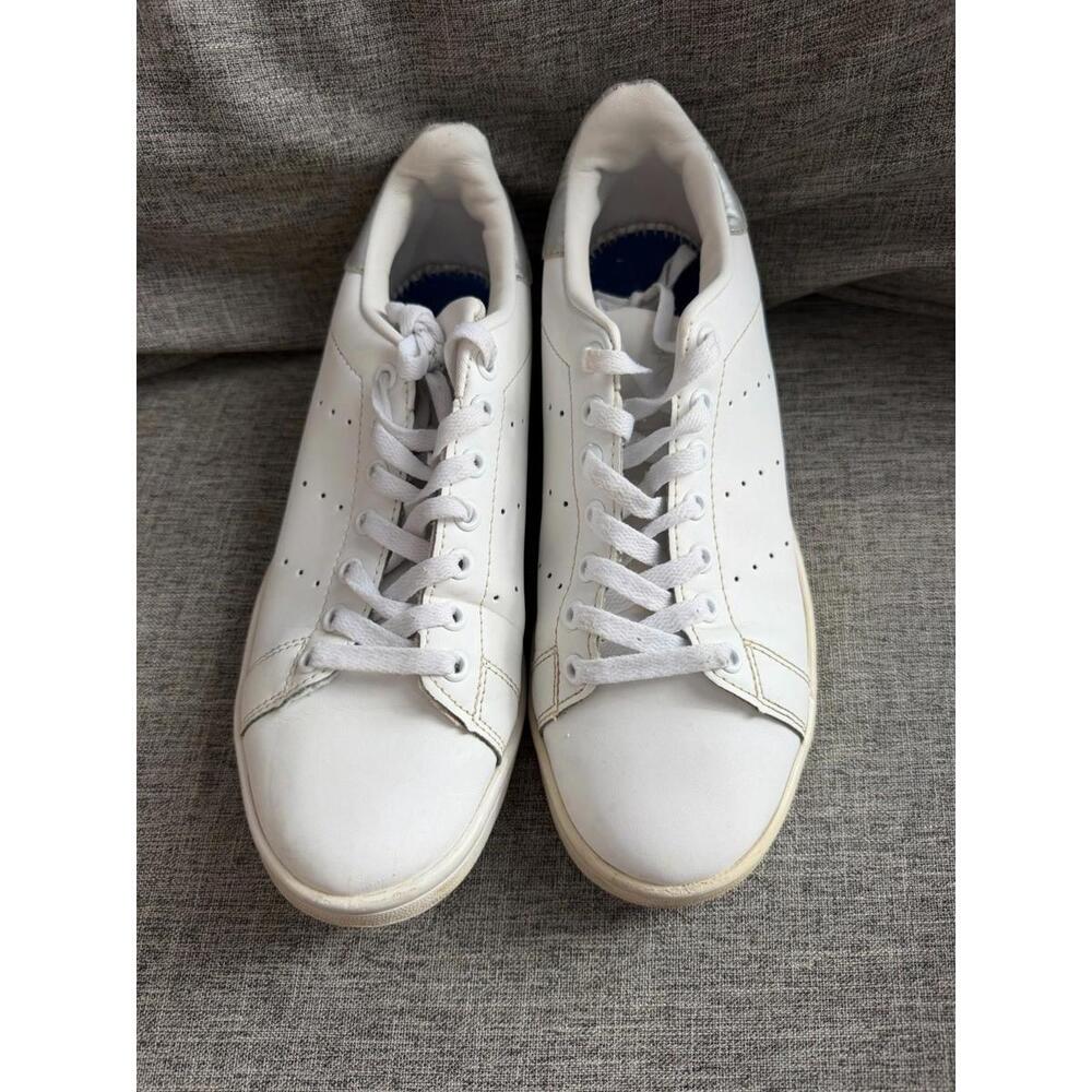 Adidas Stan Smith Sneakers Mens Size 8.5 White Tennis Shoes Trainers - Picture 4 of 8